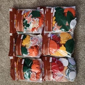 Creatology Fall leaves felt stickers